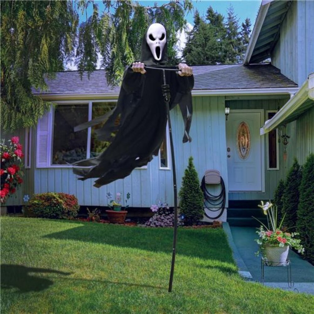 New Halloween Scarecrow Ghost Outdoor Decorations,‎ 7.5Ft Halloween